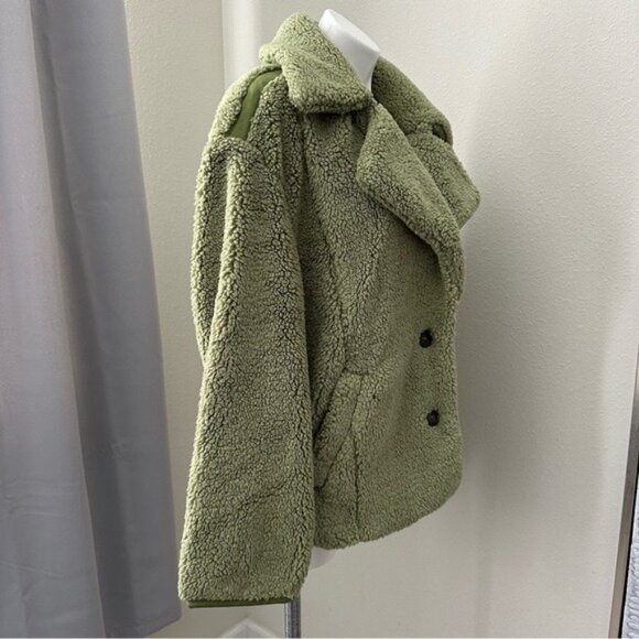 Free People Women’s Green Cozy Jacket Size S - Picture 11 of 16